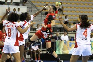 Bojana Popovic playing for Montenegro 1