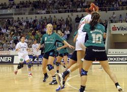 The Viborg-Győr EHF Cup Final in 2004