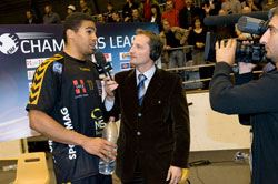 Chambery's Narcisse interviewed by Sport+