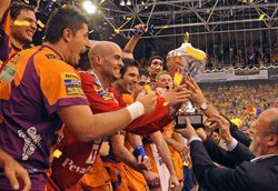 Valladolid with the Cup Winners' Cup